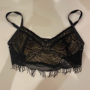 Pacsun Black Lacy Bralette